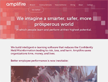 Tablet Screenshot of amplifire.com